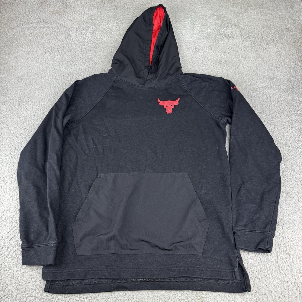 Under Armour Project Rock Hoodie Mens Medium‎ Devil Graphic Pullover Same Game